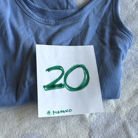 GAP Fitted Blue Tank Top - Picture 11 of 11